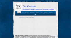 Desktop Screenshot of ericrichards.com