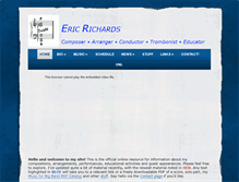 Tablet Screenshot of ericrichards.com